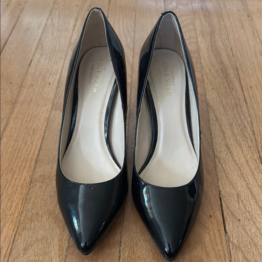 Cole Haan Juliana Women's Black Patent Leather Pumps NWOT